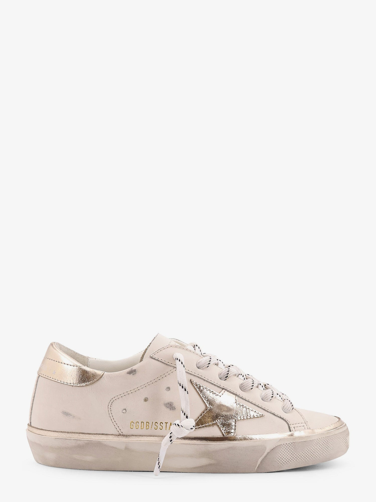Super-Star Classic With List Low-Top Leather Sneakers With Used Effect - 1