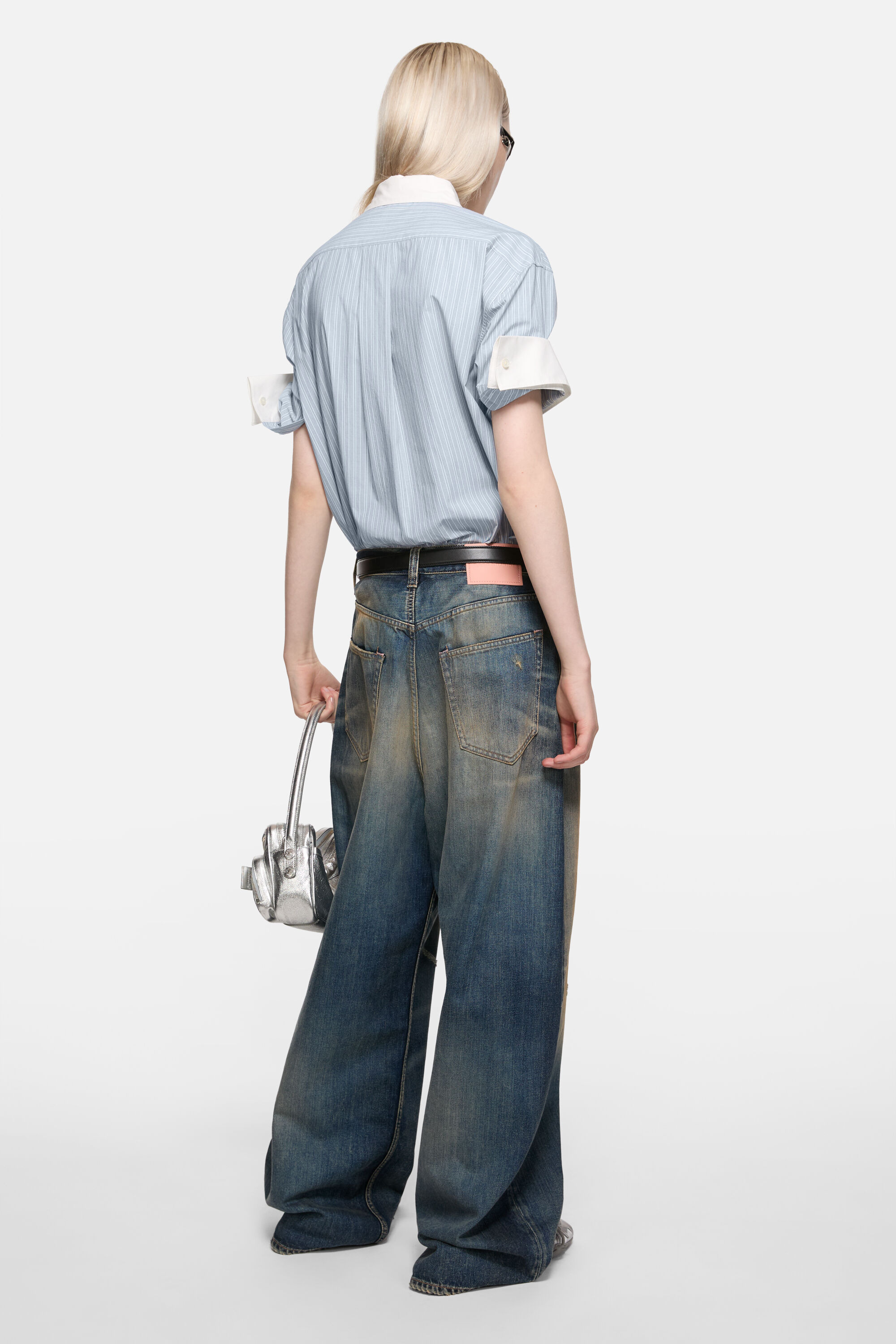 Short sleeve shirt - Blue/white - 3