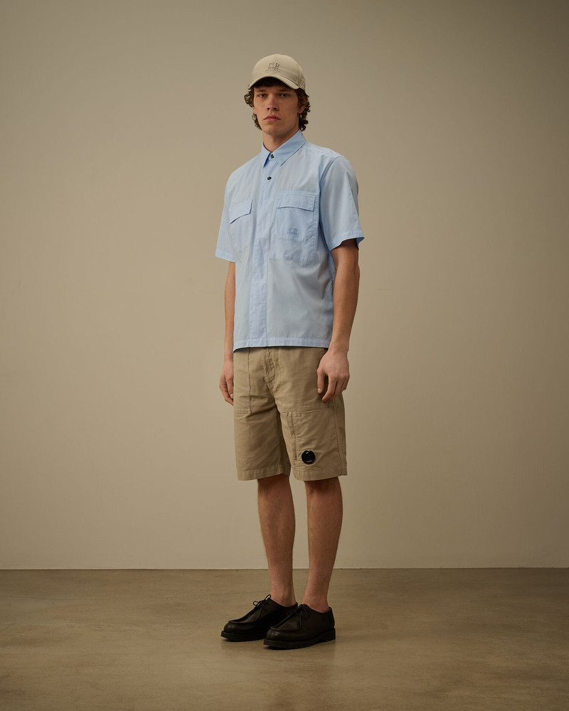 C.P. Company Cotton Rip Stop Boxy Short Sleeve Shirt outlook