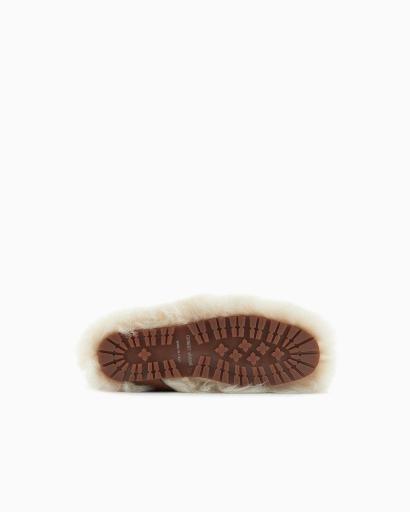 GIORGIO ARMANI NEVE SHEEPSKIN BOOTS 5