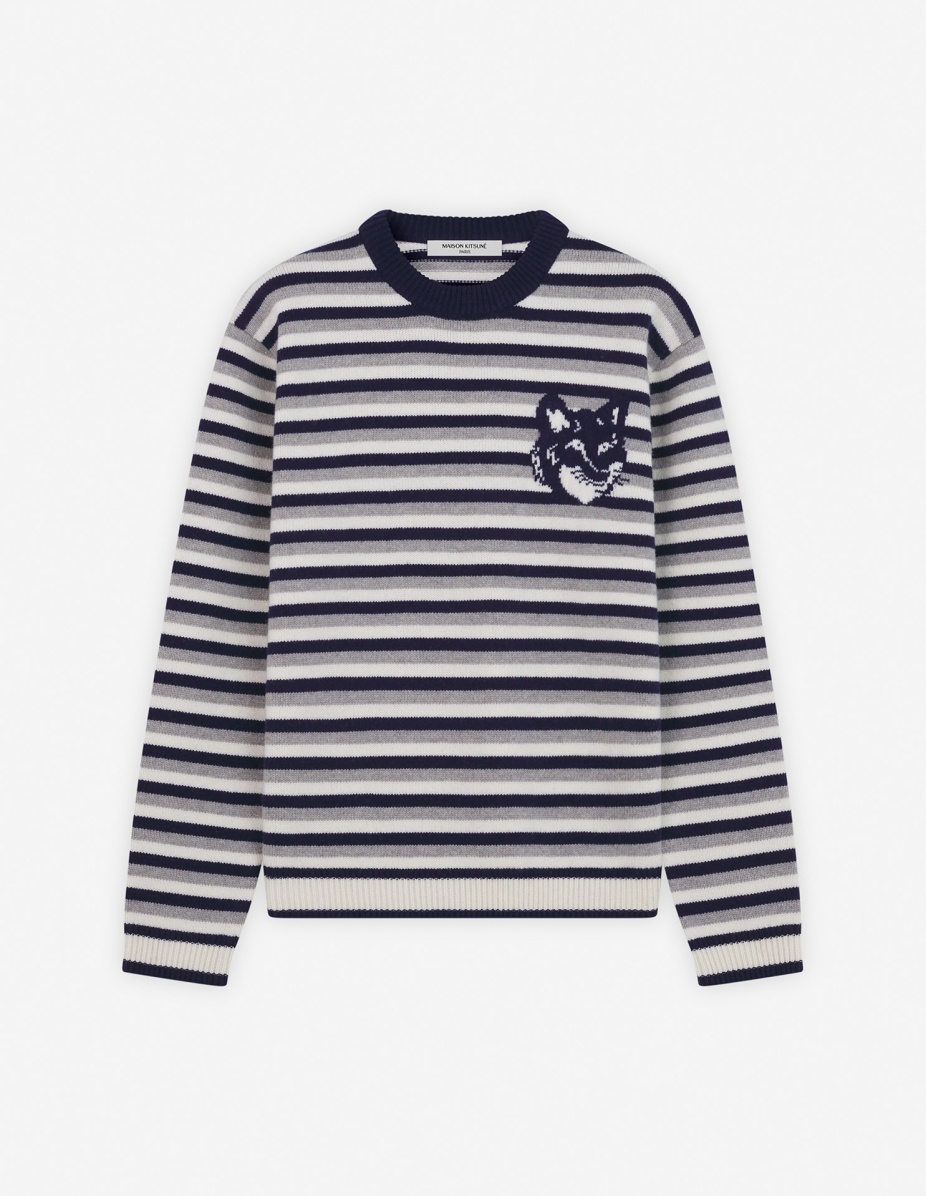 【送料&関税込】Maison KitsunAC Fox Head Intarsia Comfort Ca FOX HEAD INTARSIA COMFORT CARDIGAN | Maison Kitsuné