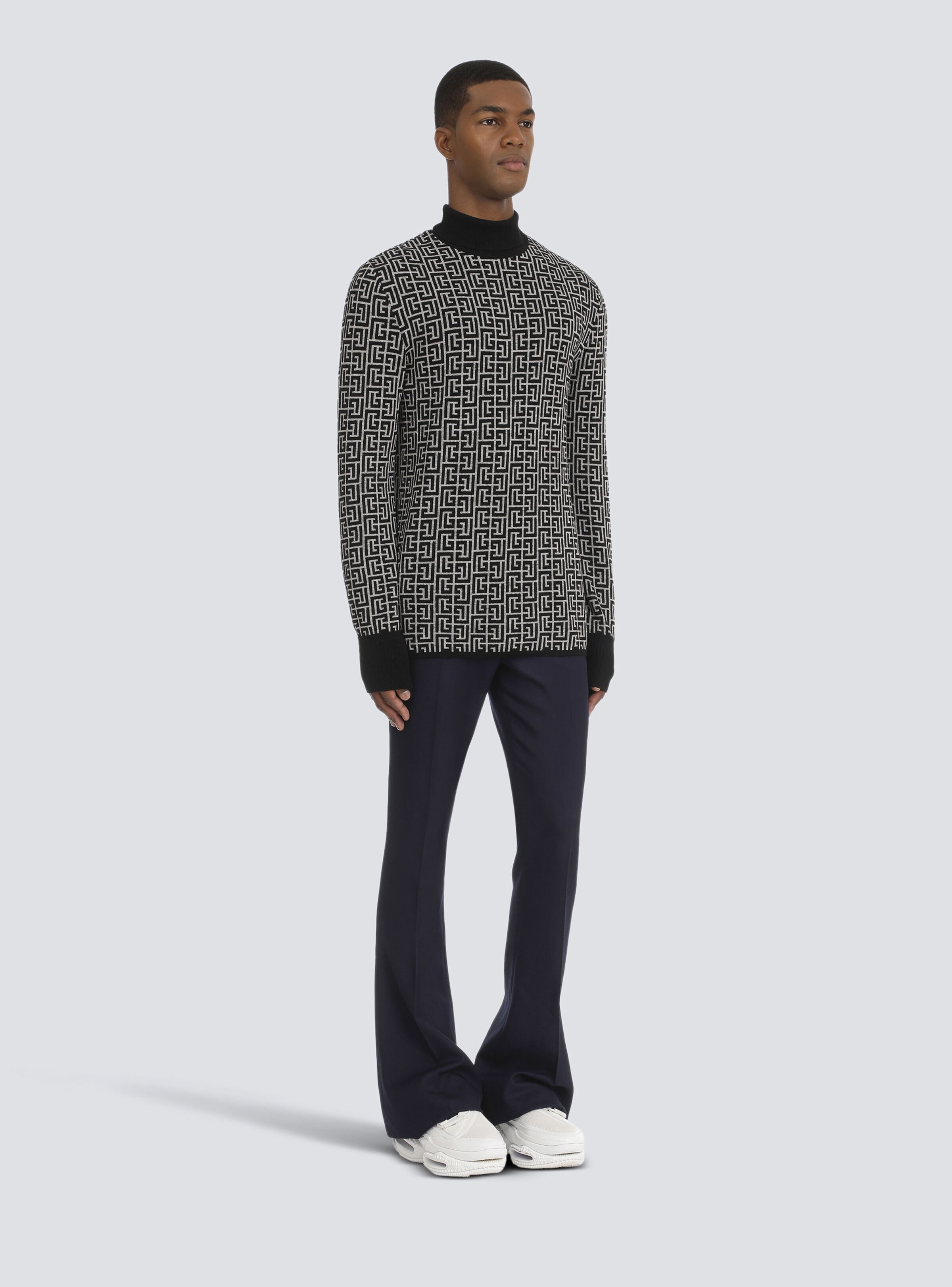 Wool turtleneck sweater - 5