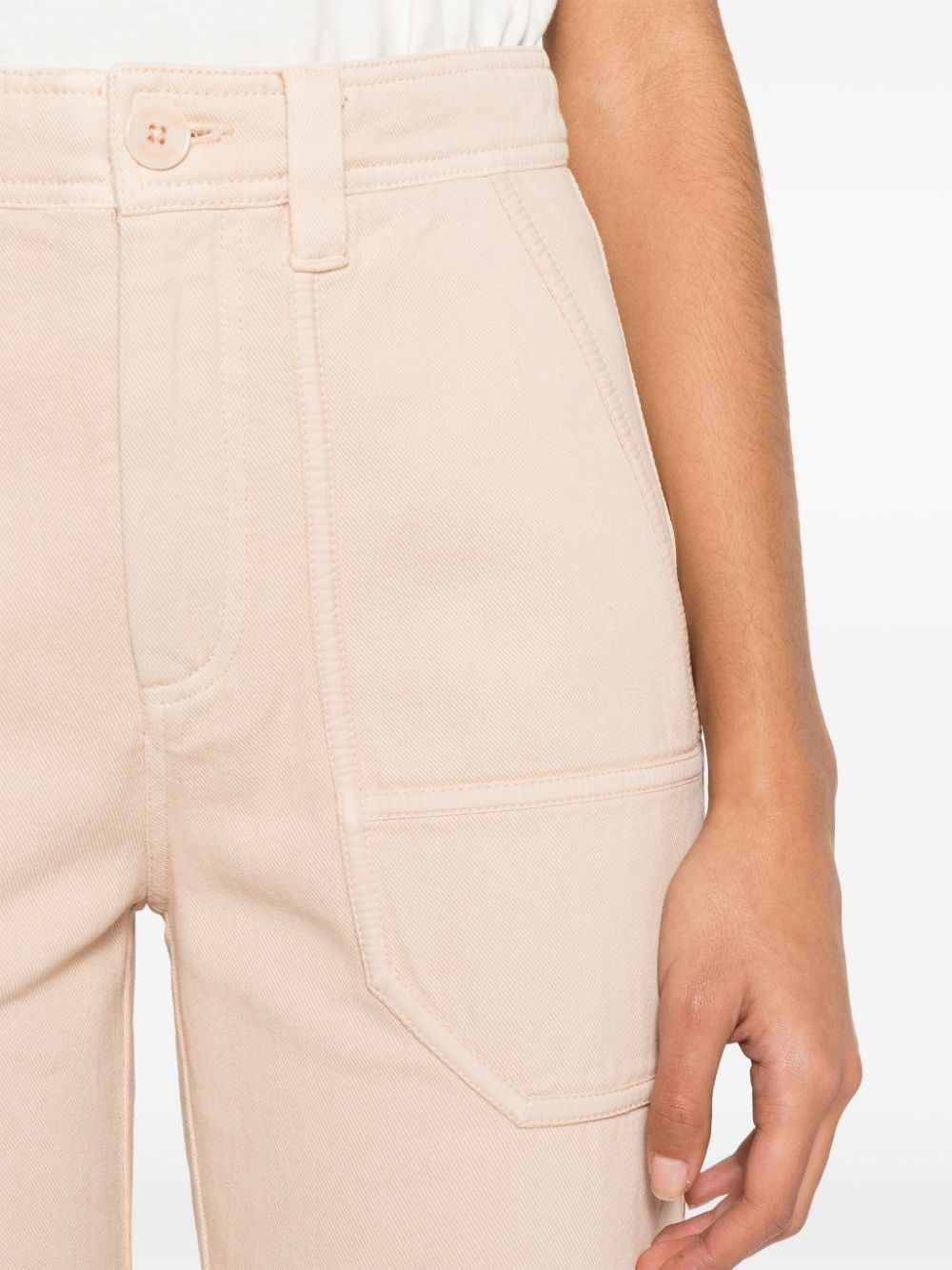 Pepper high-waist straight-leg trousers - 5