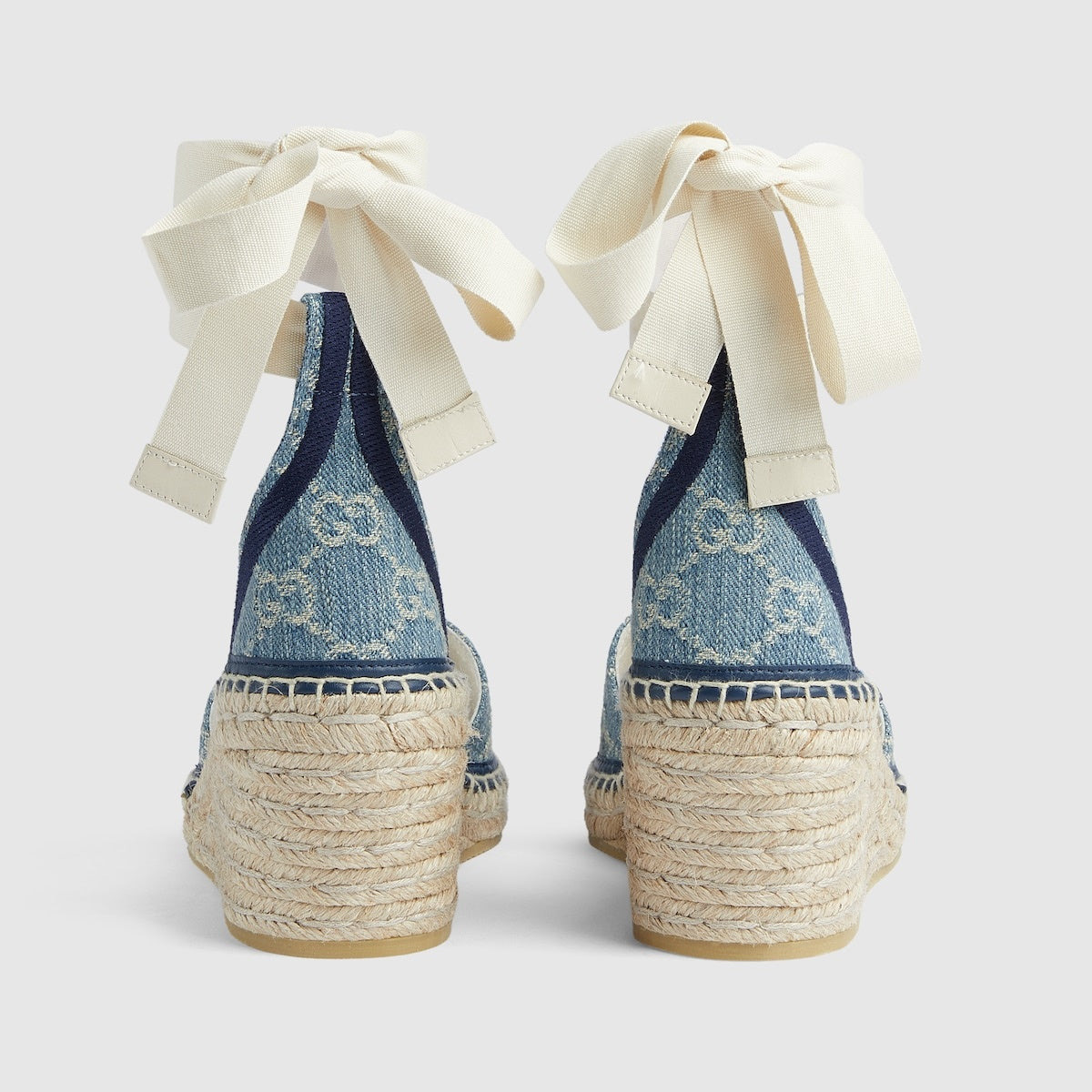 Gucci GG Denim Platform Espadrilles - 2