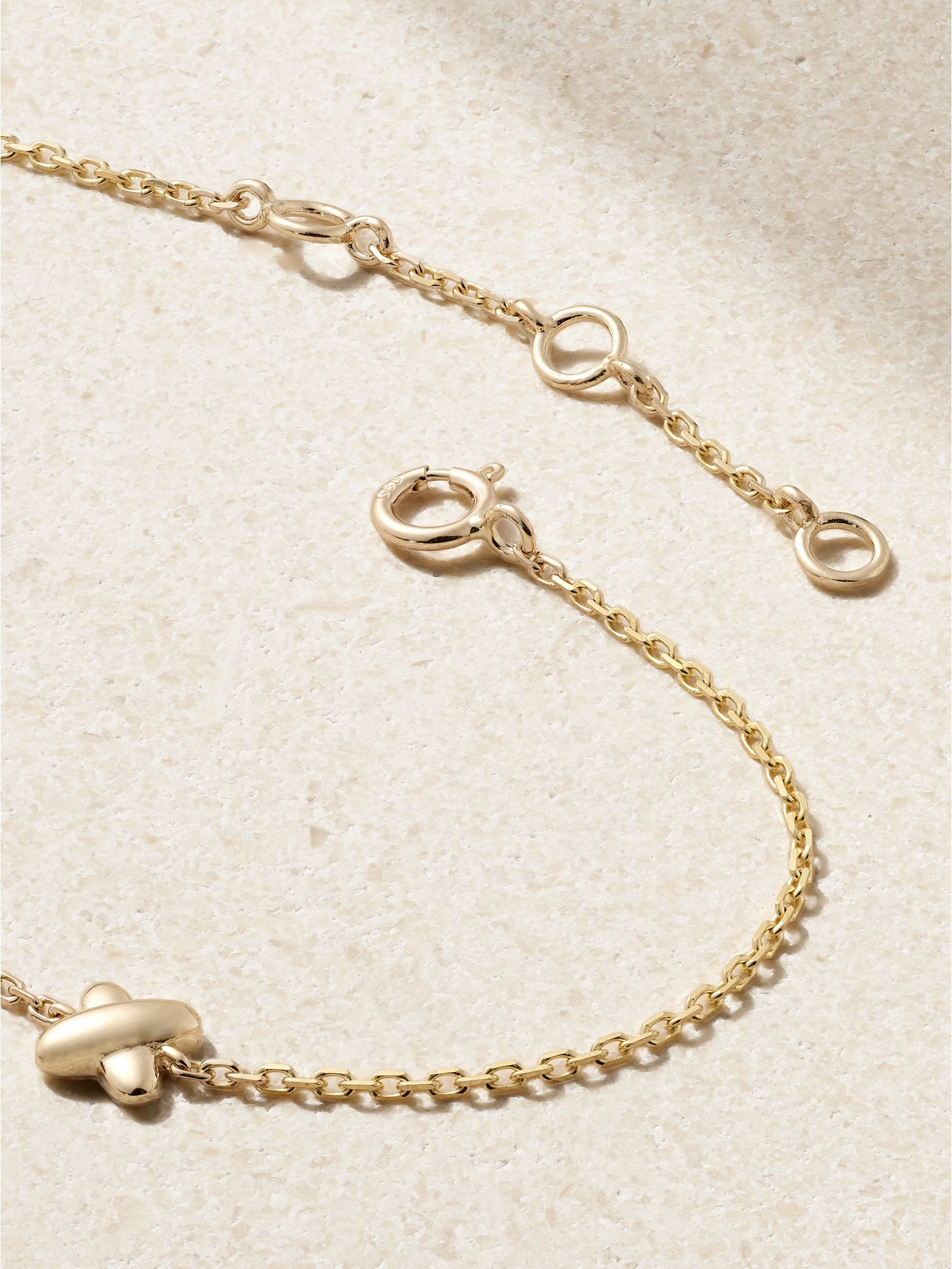 Marks The Spot 14-karat gold bracelet Gold - 3