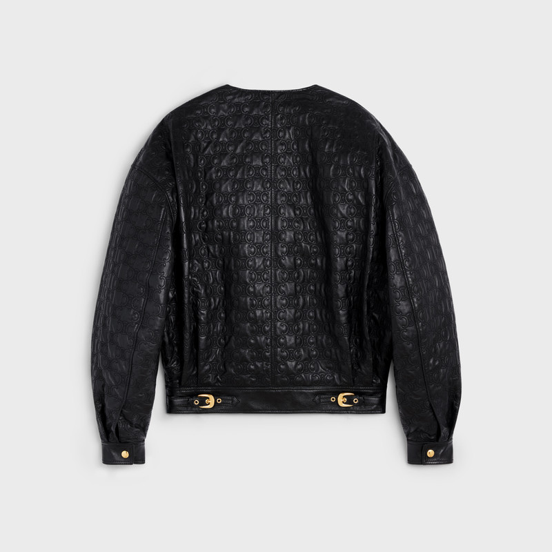 CELINE Triomphe lambskin quilted jacket outlook