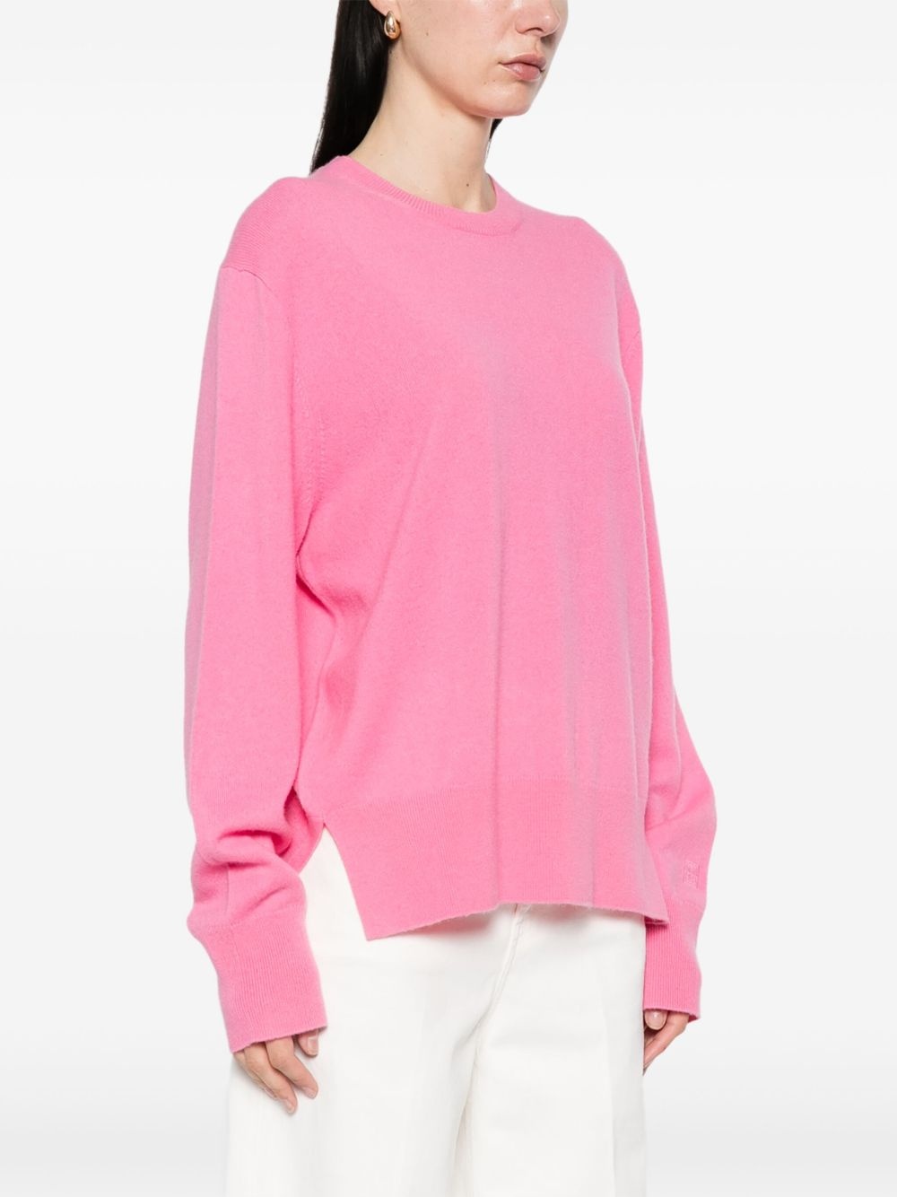 crew-neck cashmere sweater - 3
