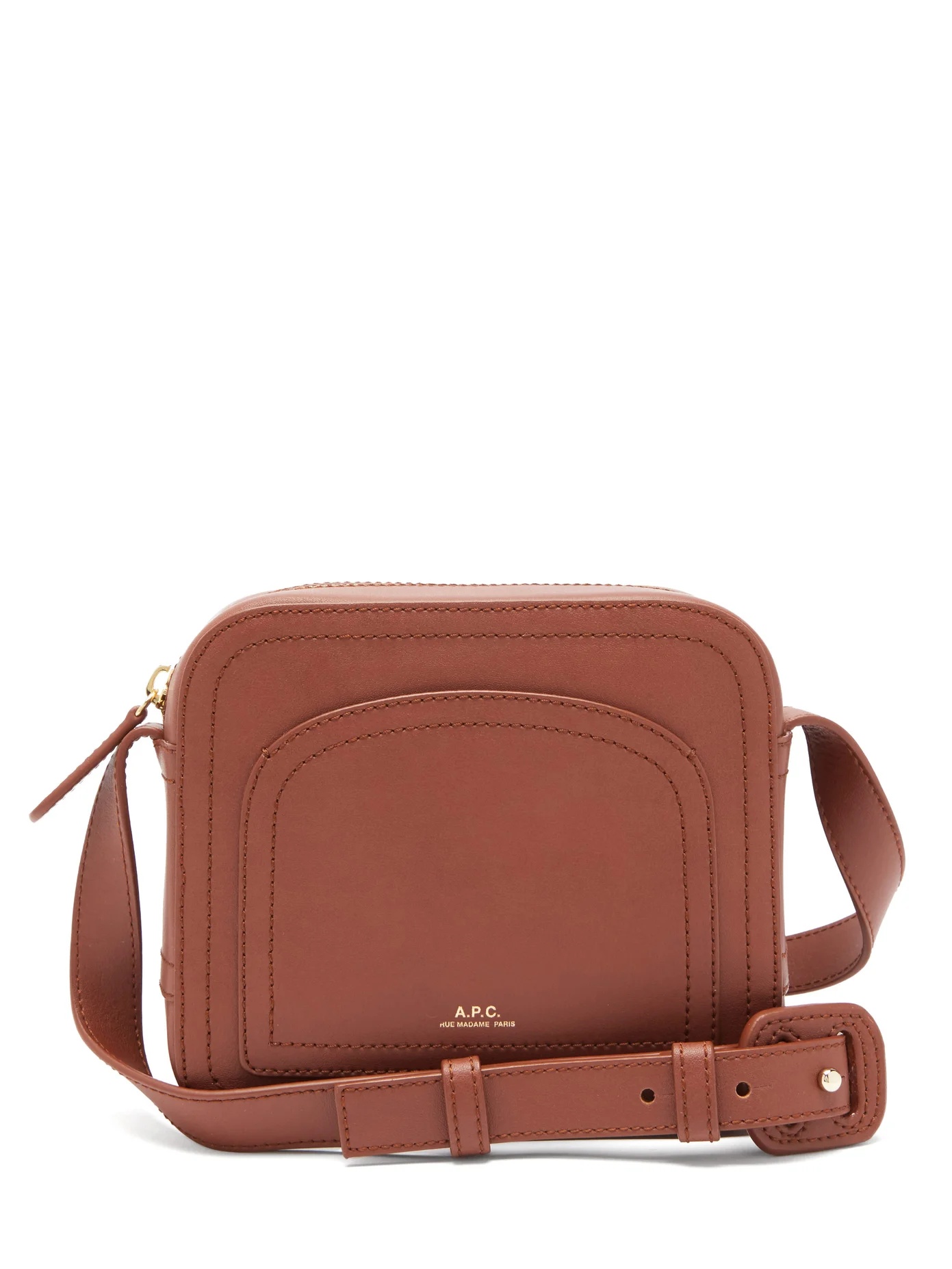 Louisette smooth-leather cross-body bag - 1