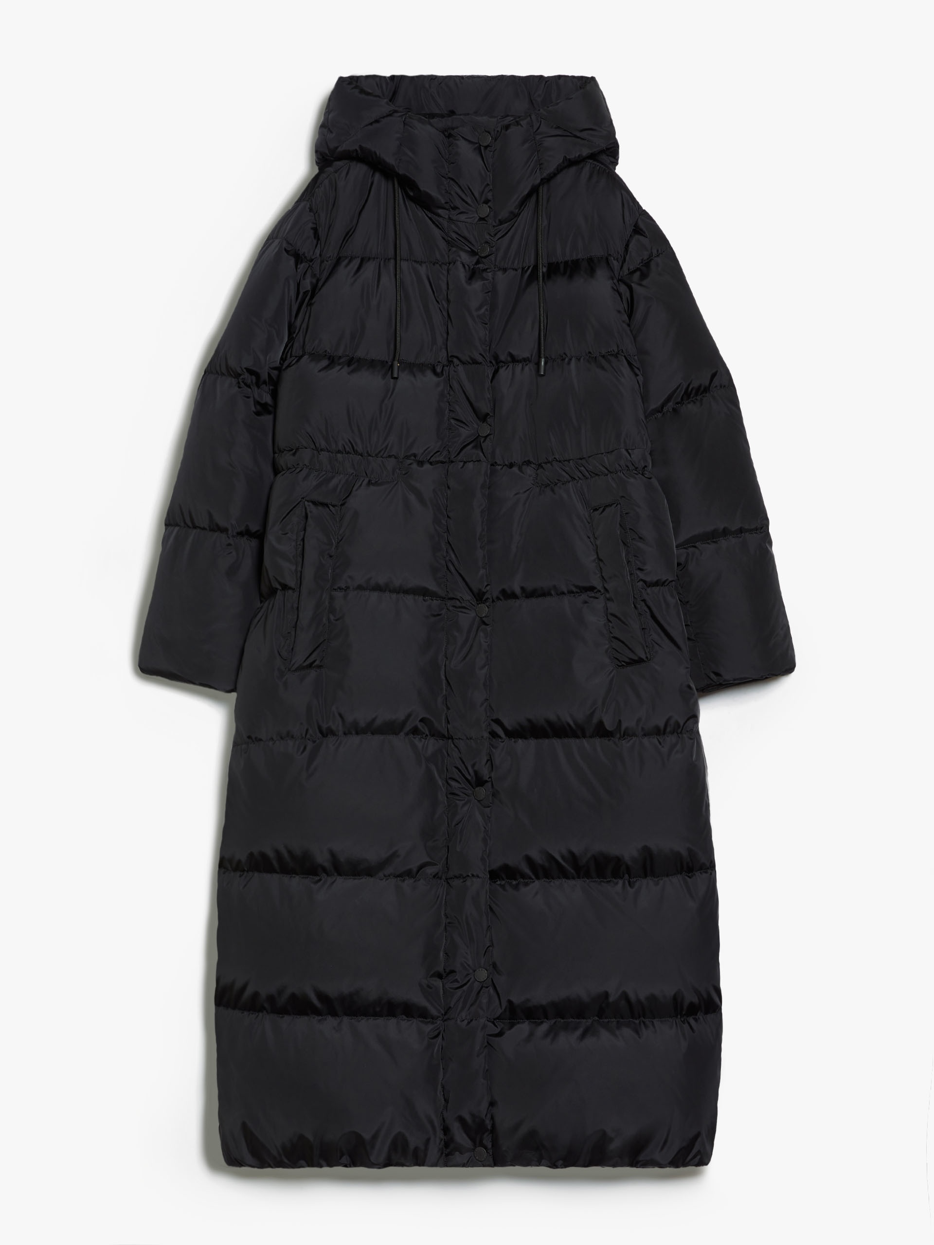 DOLLY Long water-repellent taffeta down jacket - 1