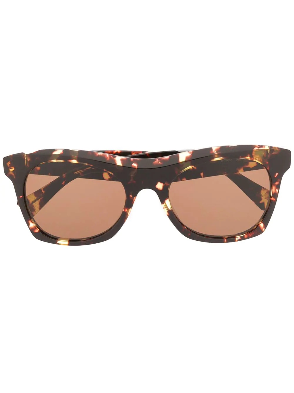 tortoiseshell-effect sunglasses - 1