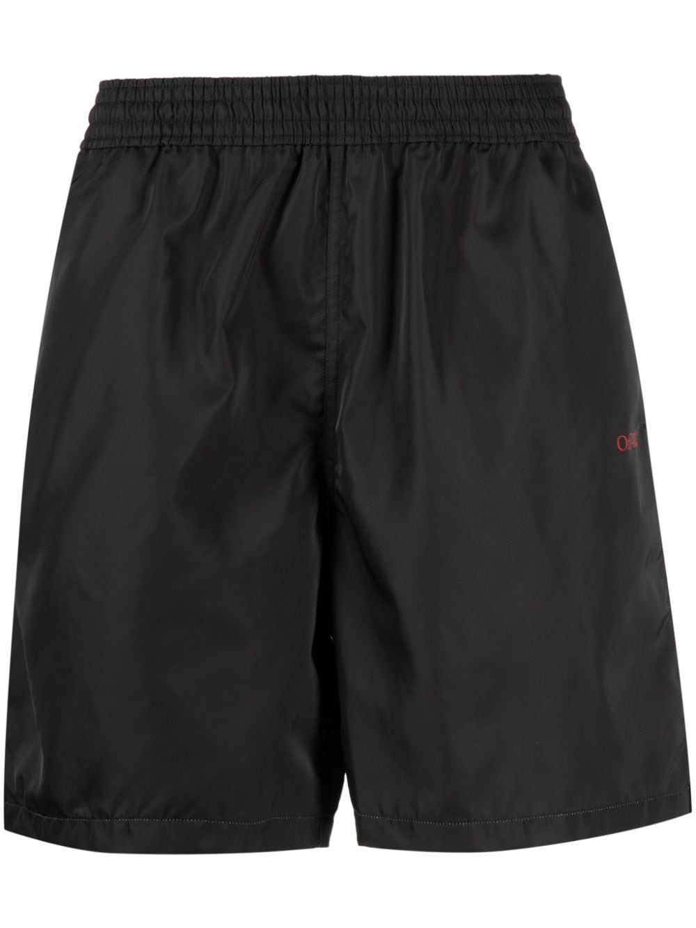 Diag-print swim shorts - 1