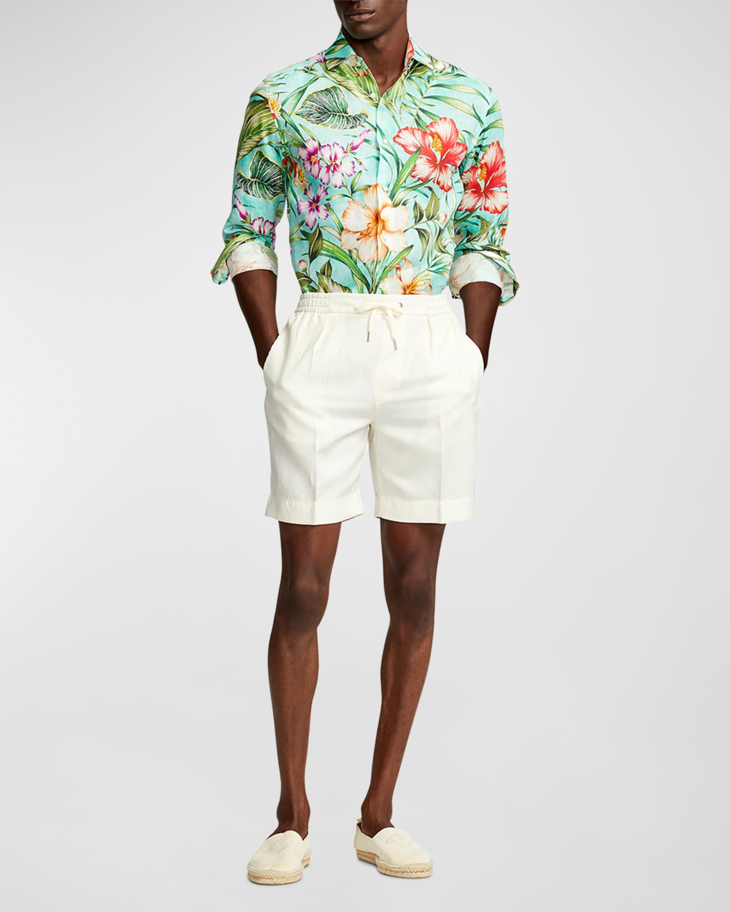 Men's Serengeti Delano Floral Button-Down Shirt - 5