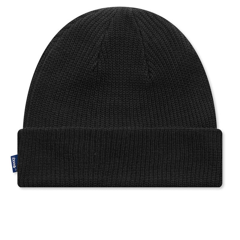 LOOSE GAUGE KNIT BEANIE - BLACK 3