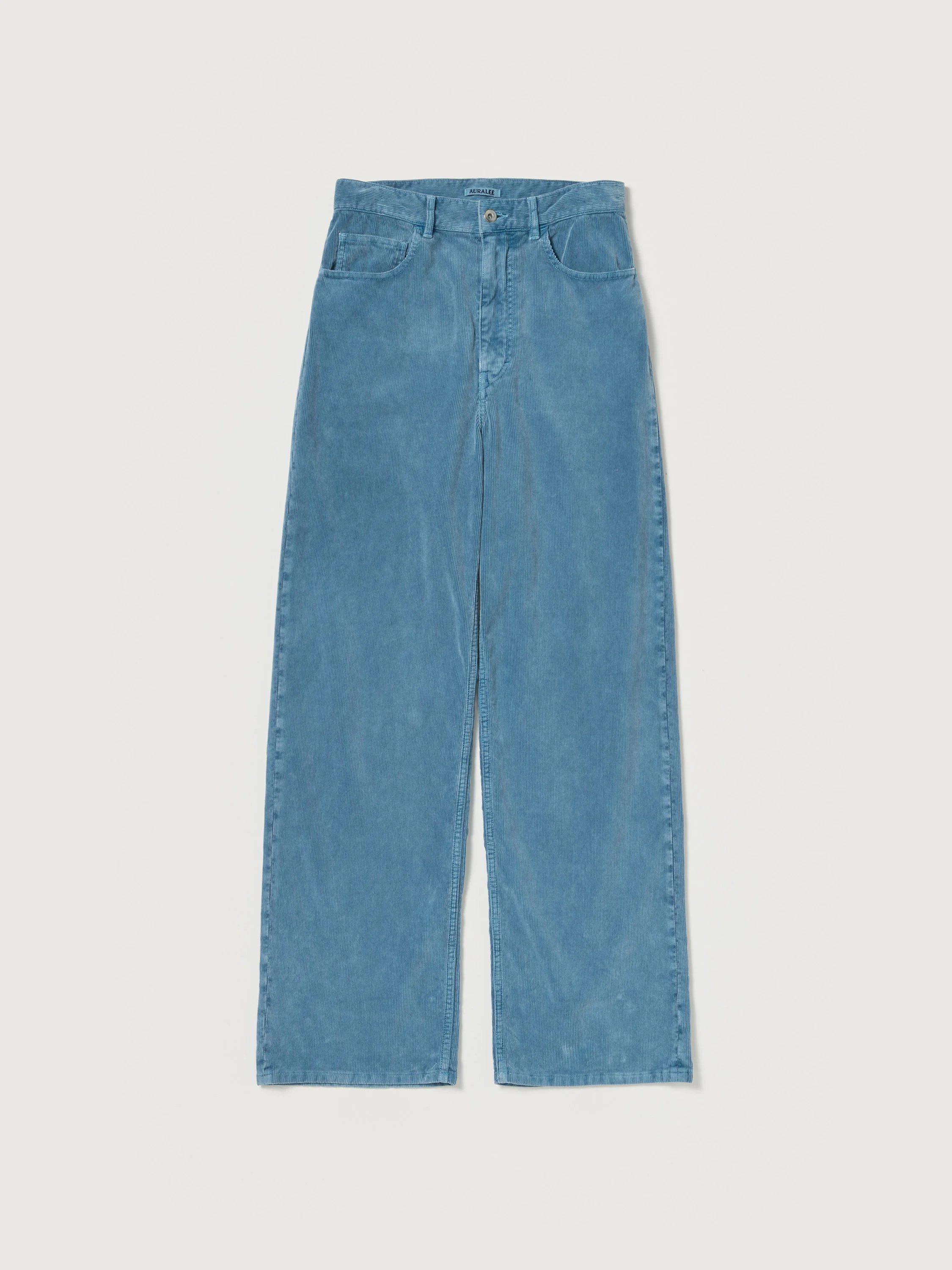 GARMENT-DYED FINX CORDUROY 5P WIDE PANTS - 1