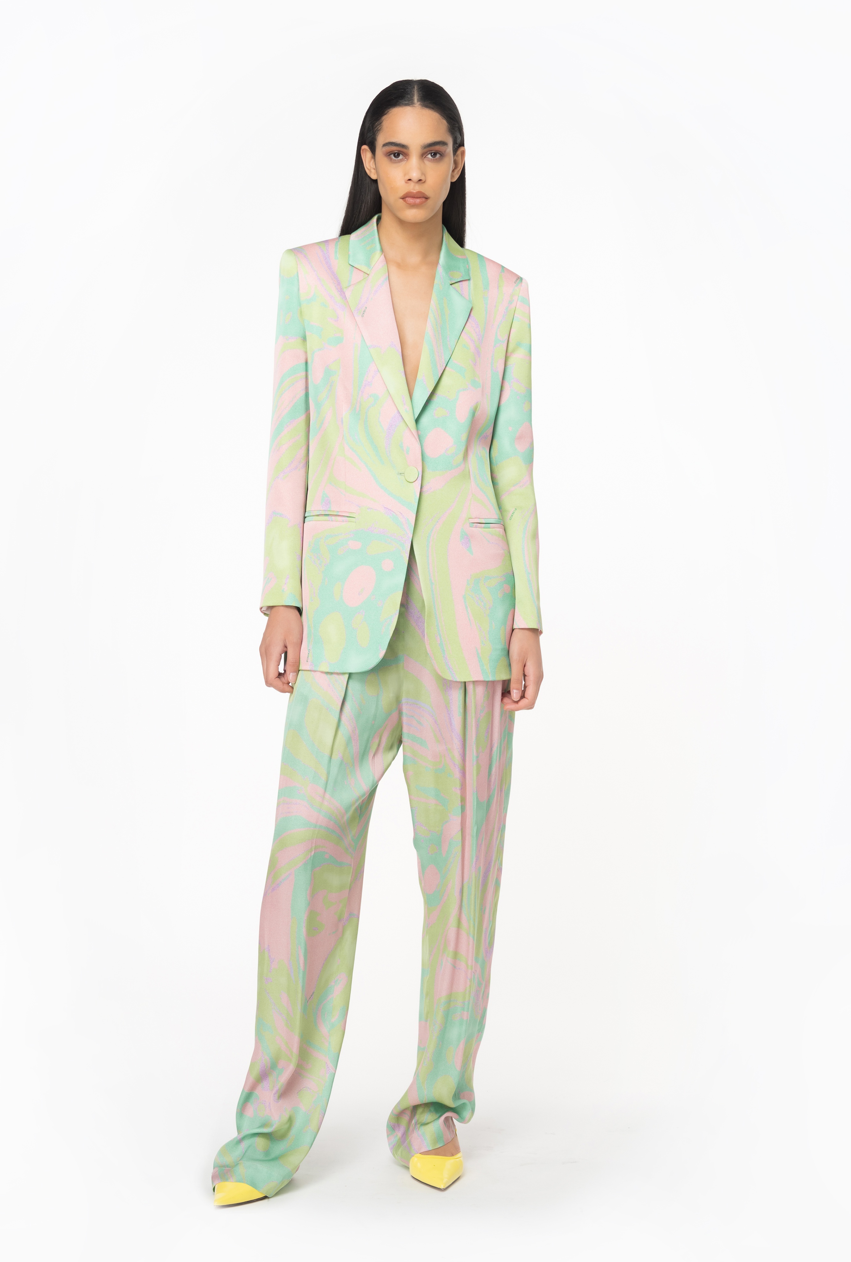 SPLASH-PRINT BLAZER - 3