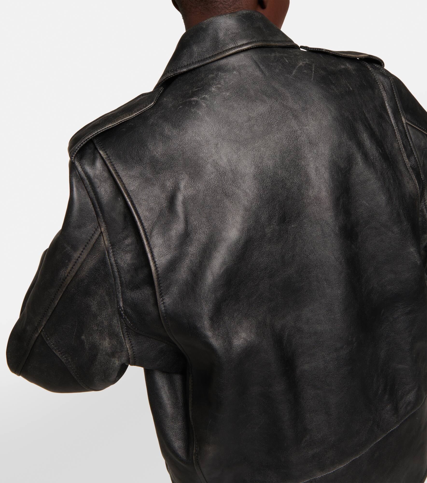 Catilina leather biker jacket - 5