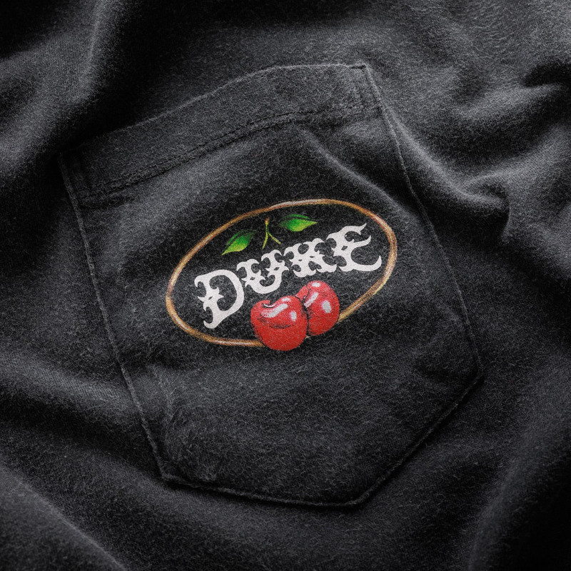 Duke Ranch Cherry Vintage Black T-Shirt 4