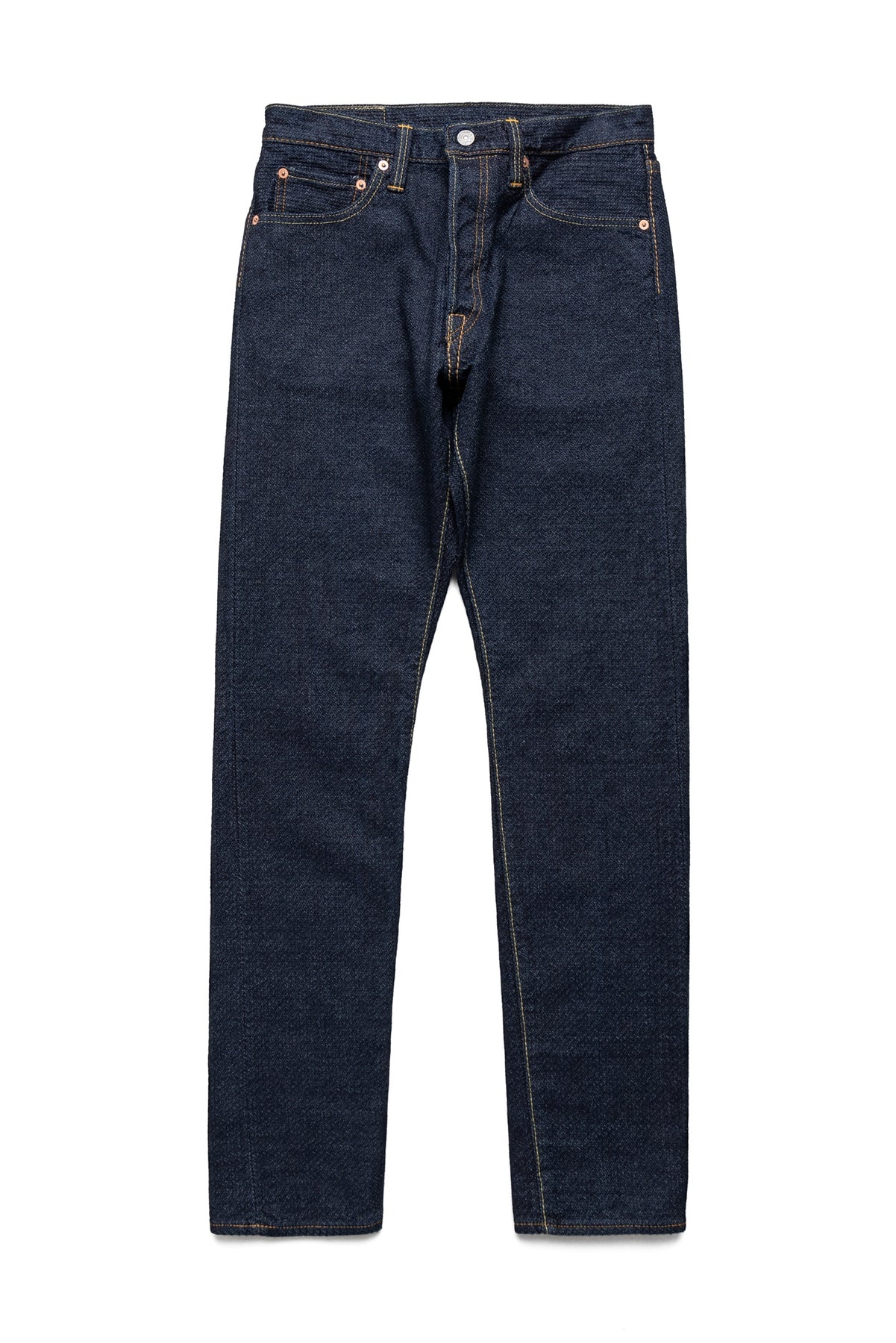 1170-2-ID Sashiko 5P Pants Relax Tapered - Indigo x Indigo - 3