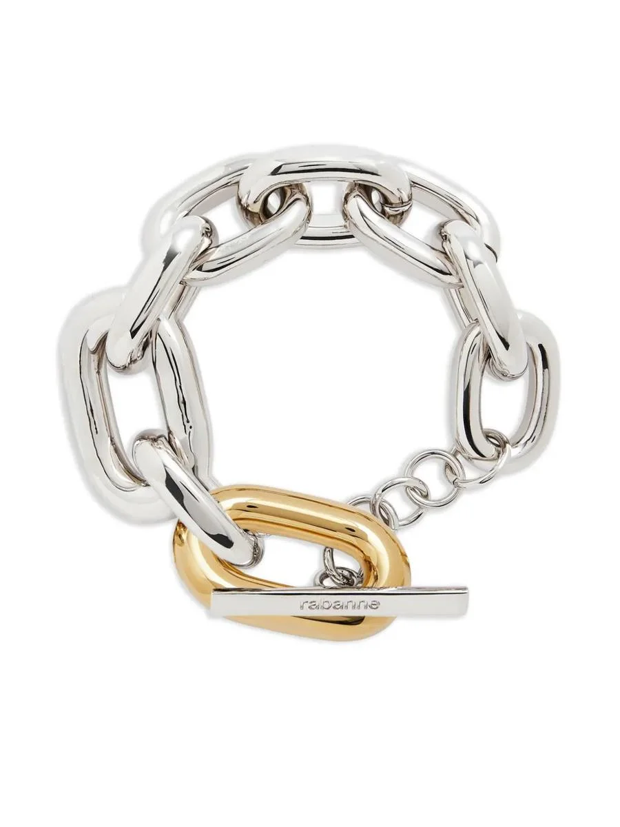 Rabanne Chain-Link Oval-Link Bracelet - 1