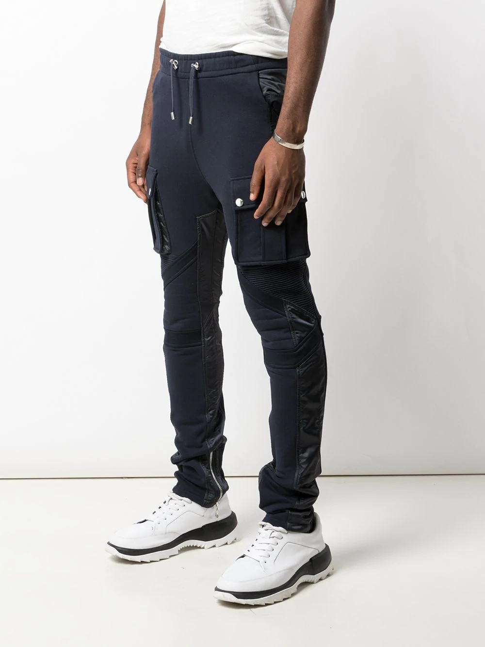 drawstring track pants - 3