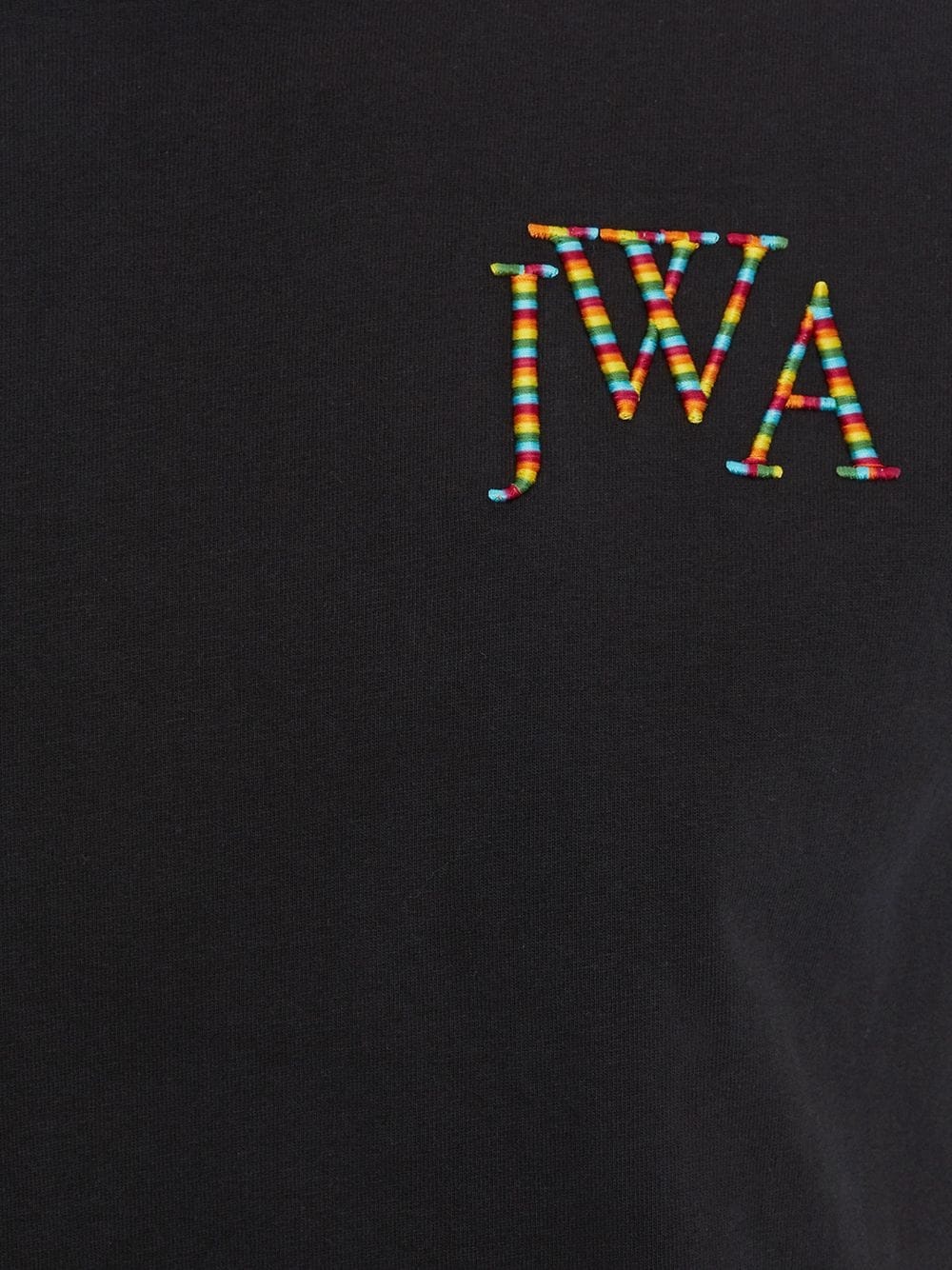 embroidered rainbow logo t-shirt - 5