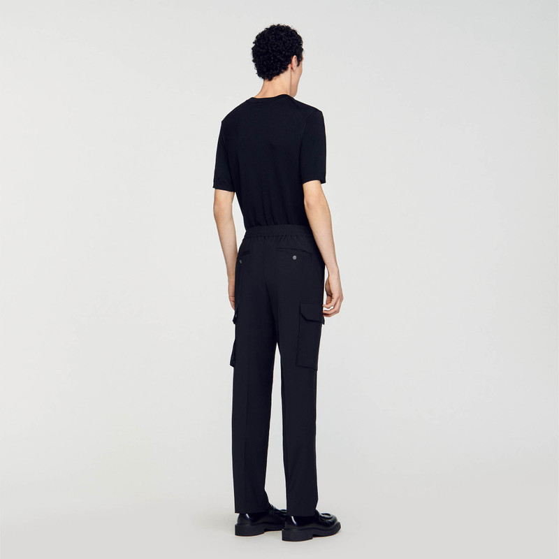ELASTICATED CARGO TROUSERS 6