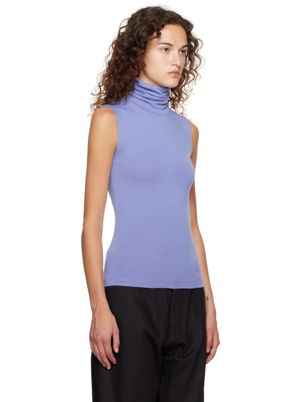 Blue Second Skin Tank Top - 2