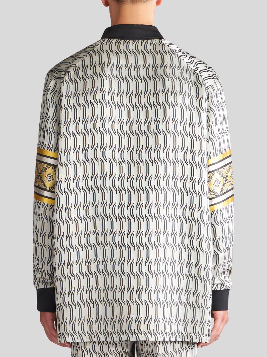JACQUARD POLO SHIRT WITH ALLEGORY - 5