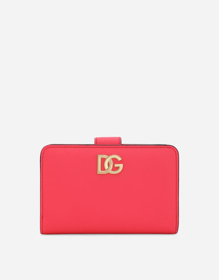 Calfskin wallet with DG logo - 1