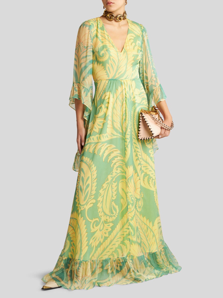 PRINTED SILK DRESS - 2