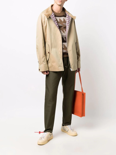 Junya Watanabe MAN straight-leg cotton trousers outlook