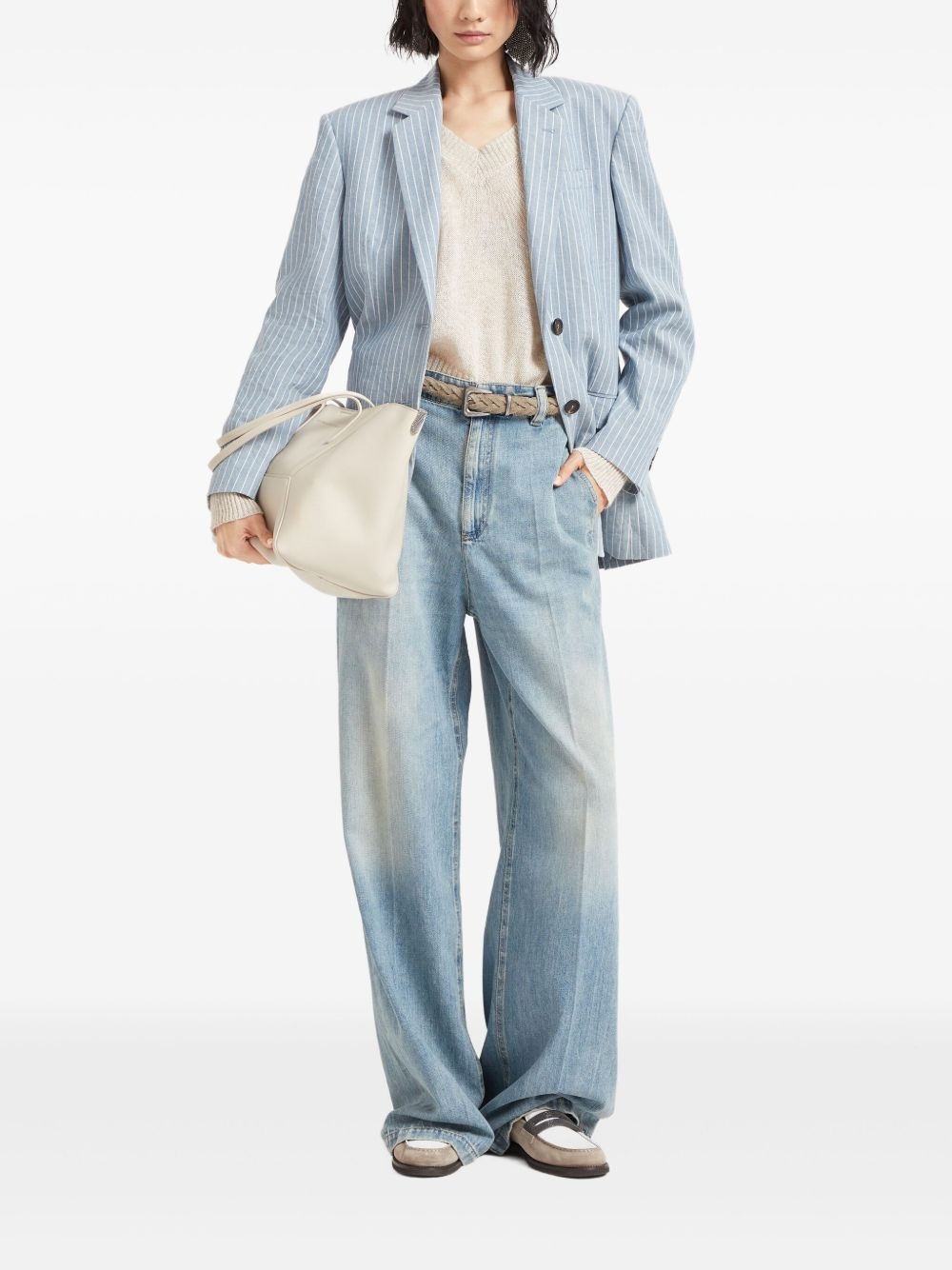 high-rise wide-leg jeans - 2