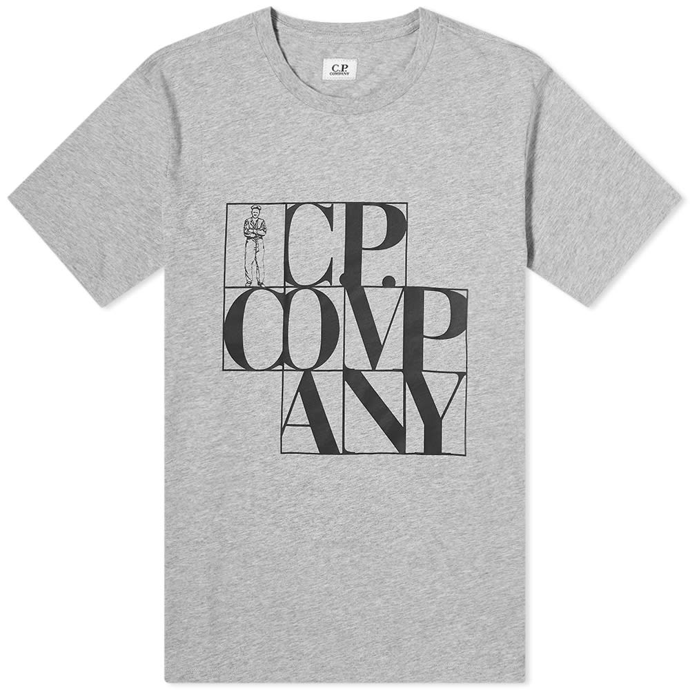 C.P. Company Large Logo Print Tee - 1