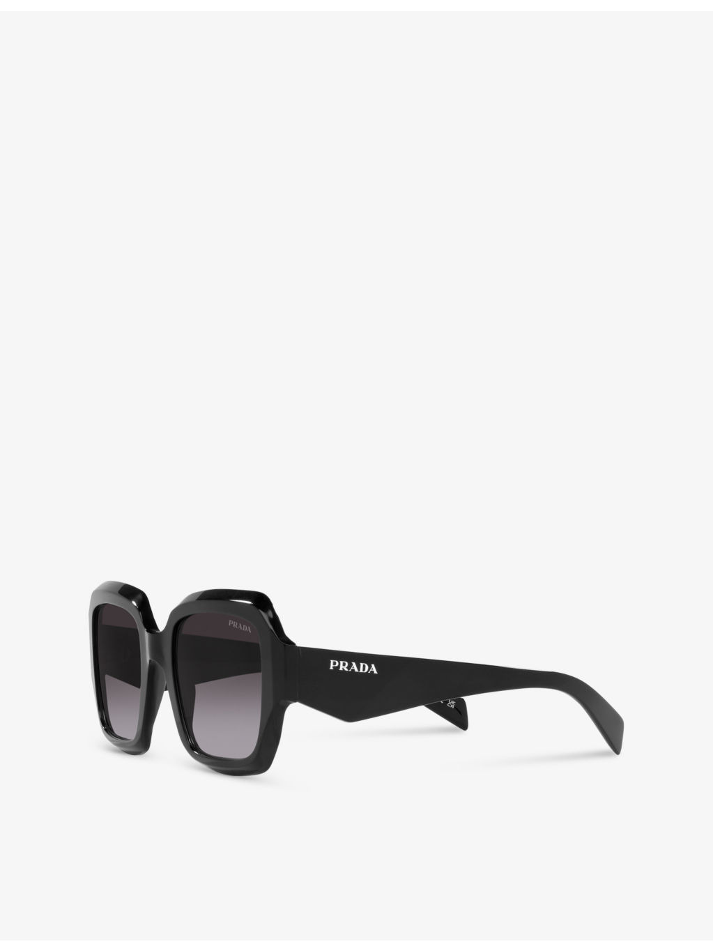 PR 28ZS branded-arm pillow-frame acetate sunglasses - 4