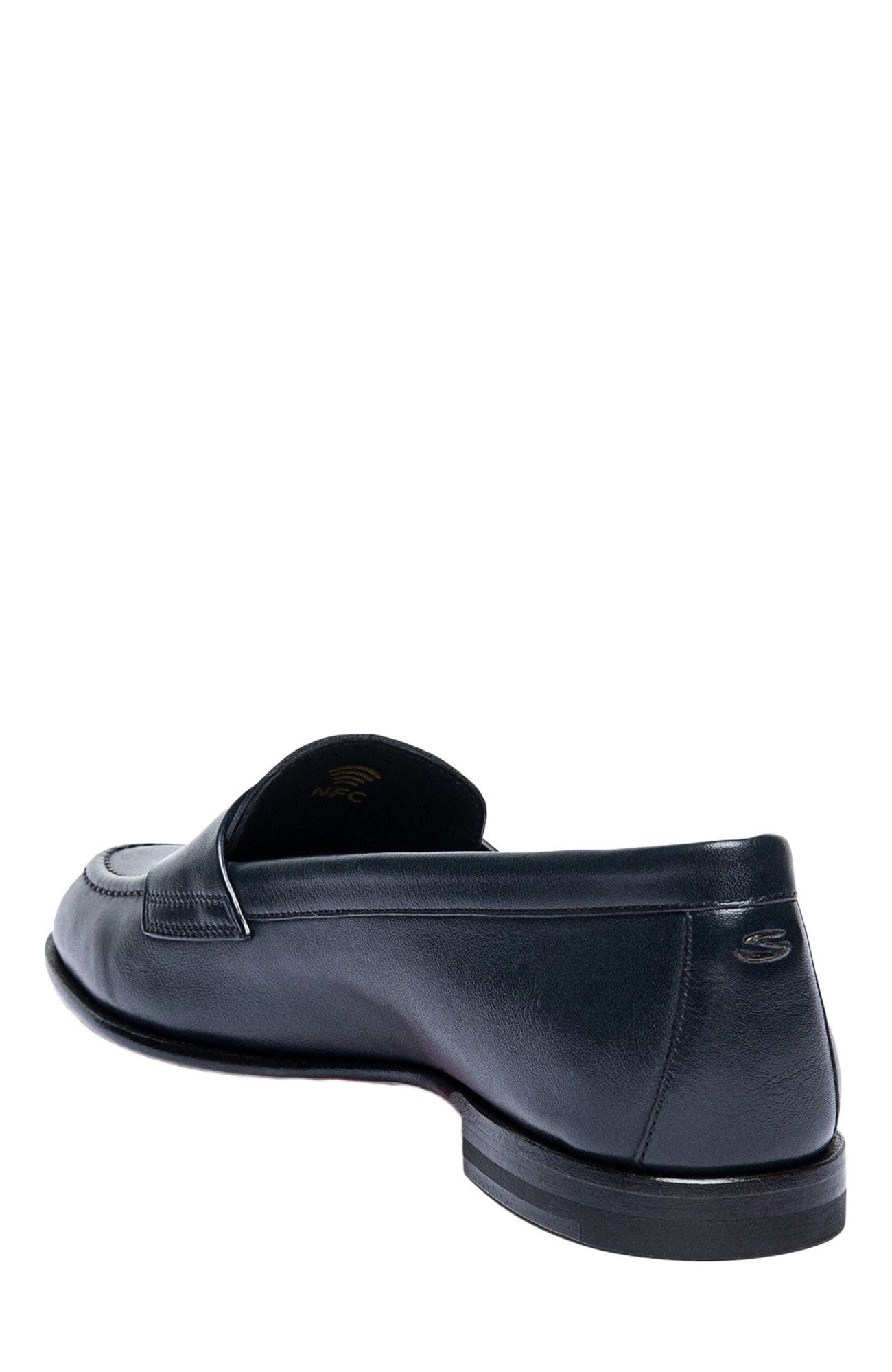 Santoni Women’s leather penny loafer in Blue at Nordstrom - 2