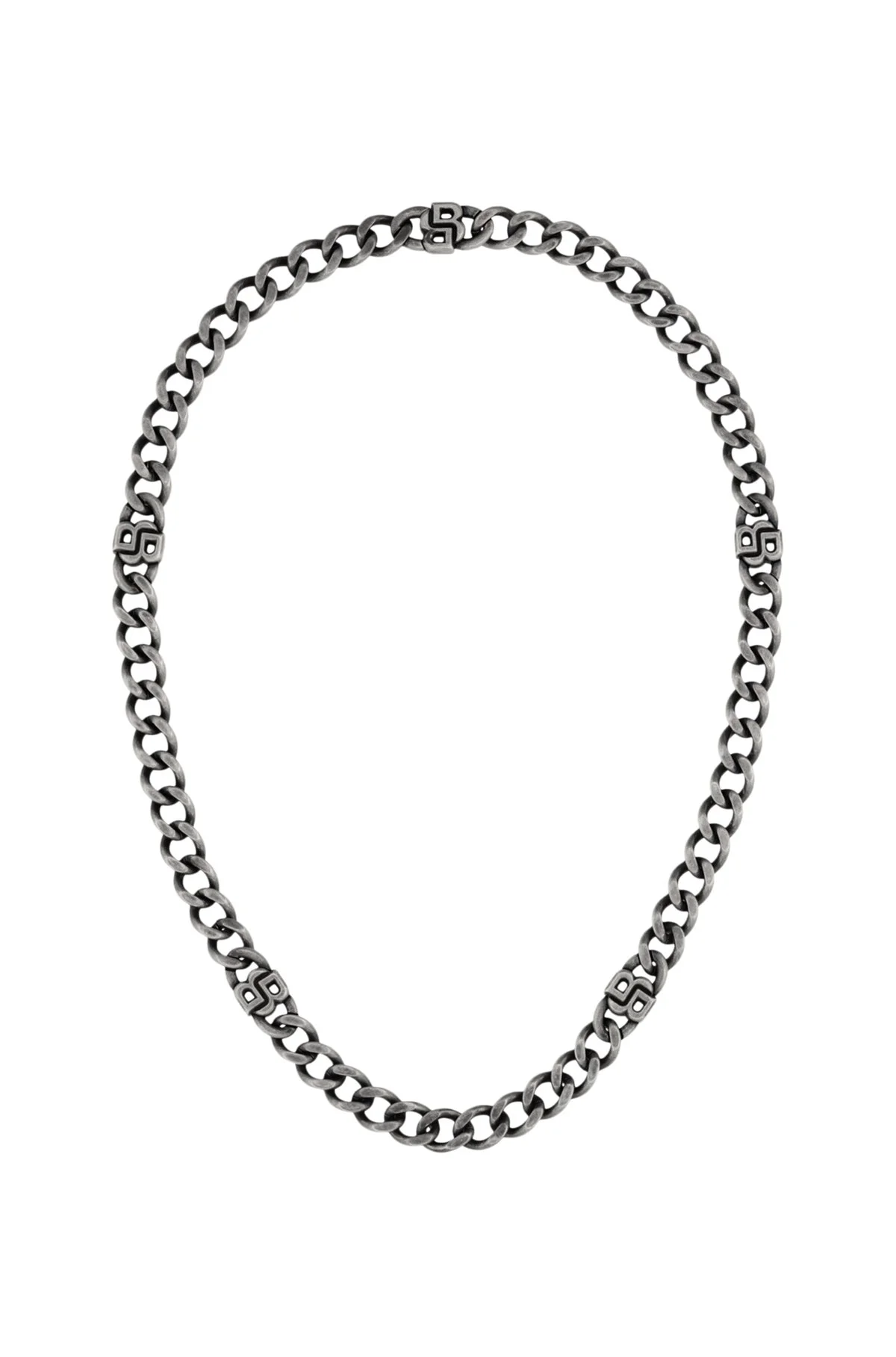 CHAIN NECKLACE WITH DOUBLE B MONOGRAMS - 1