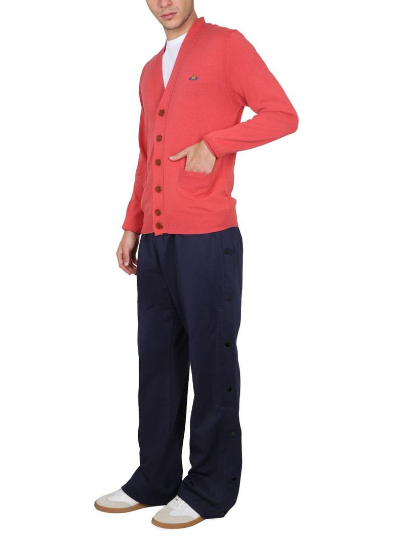 Vivienne Westwood VIVIENNE WESTWOOD CARDIGAN WITH ORB EMBROIDERY outlook