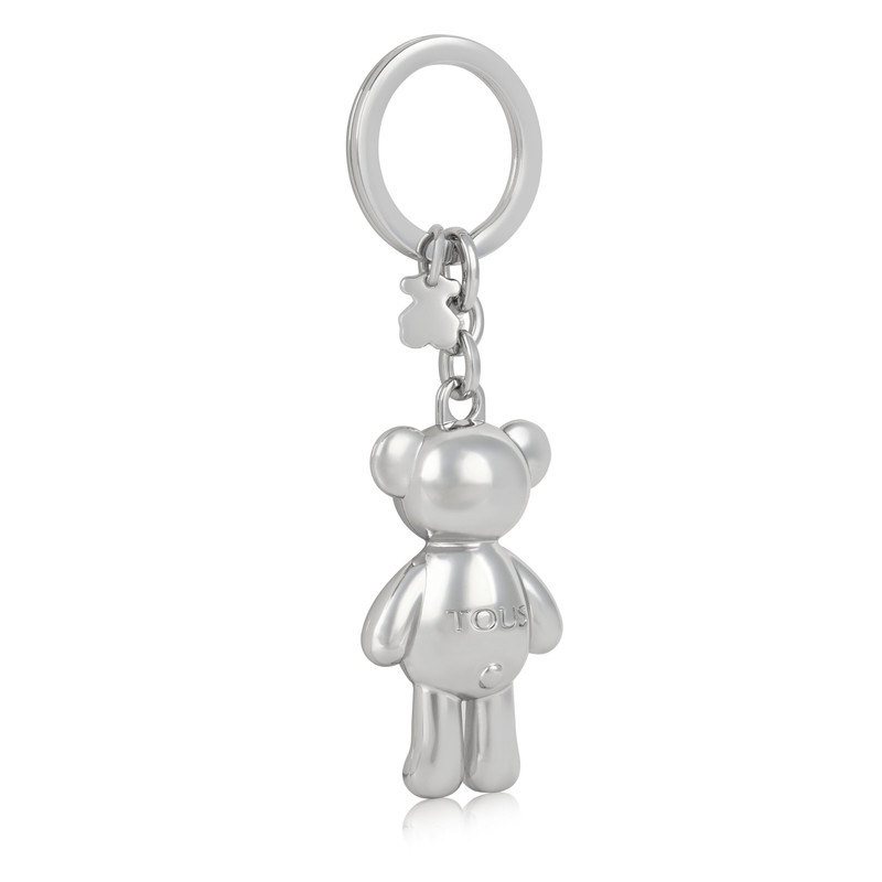 TOUS Silver colored Teddy Bear bear Key ring outlook