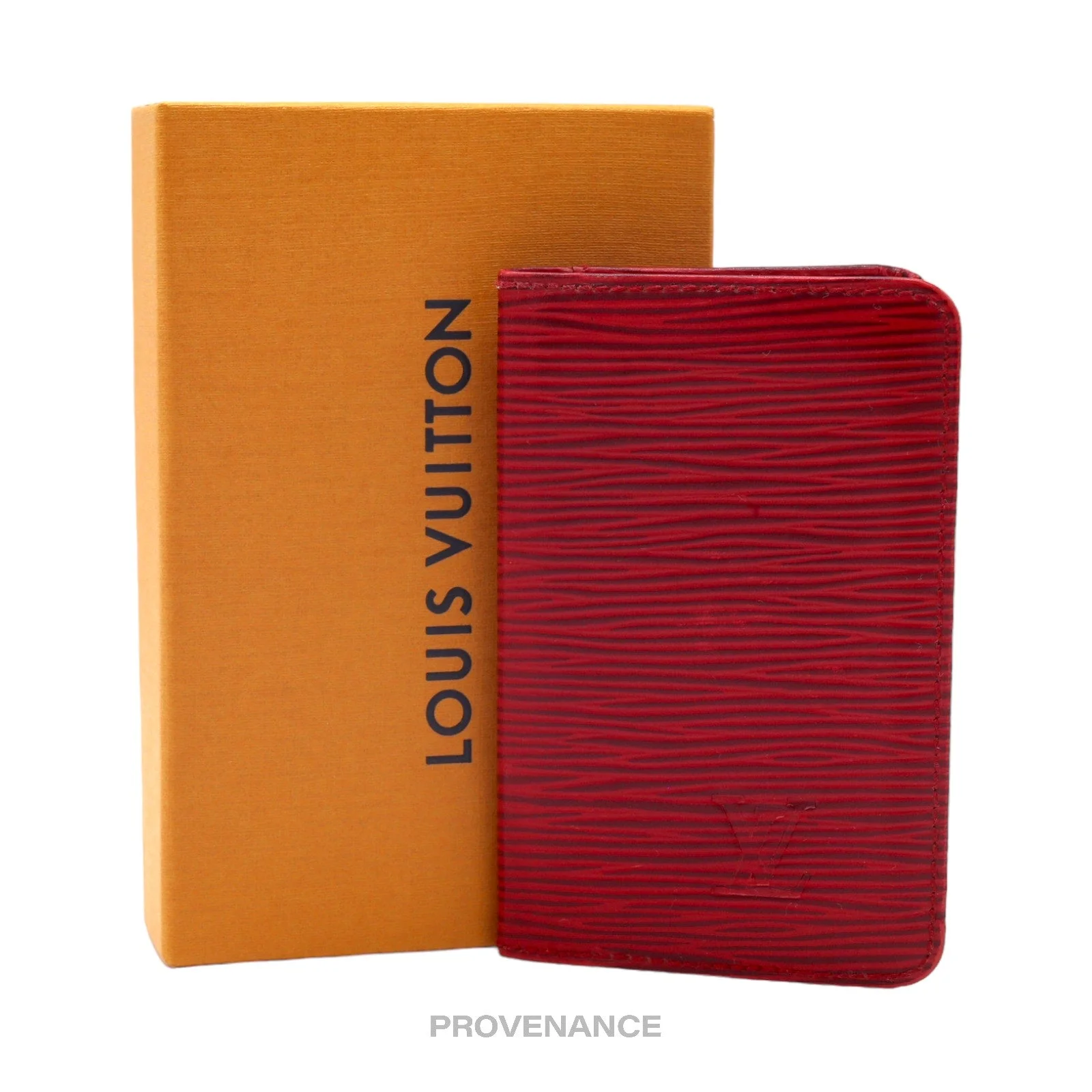 Louis Vuitton "MALLETIER" PO Wallet - Red Epi - 1