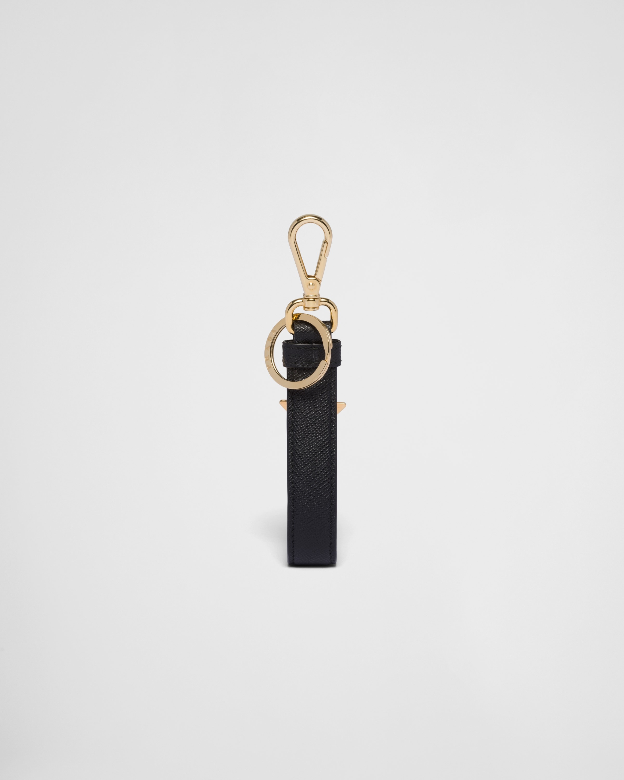 Saffiano leather keychain - 3