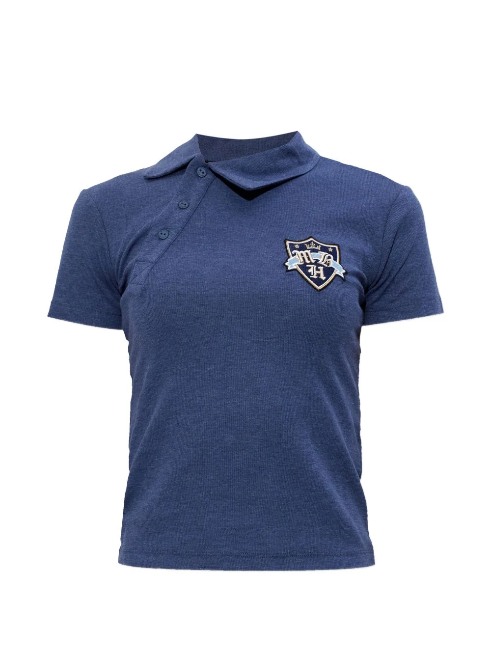 patch-detail polo shirt - 1