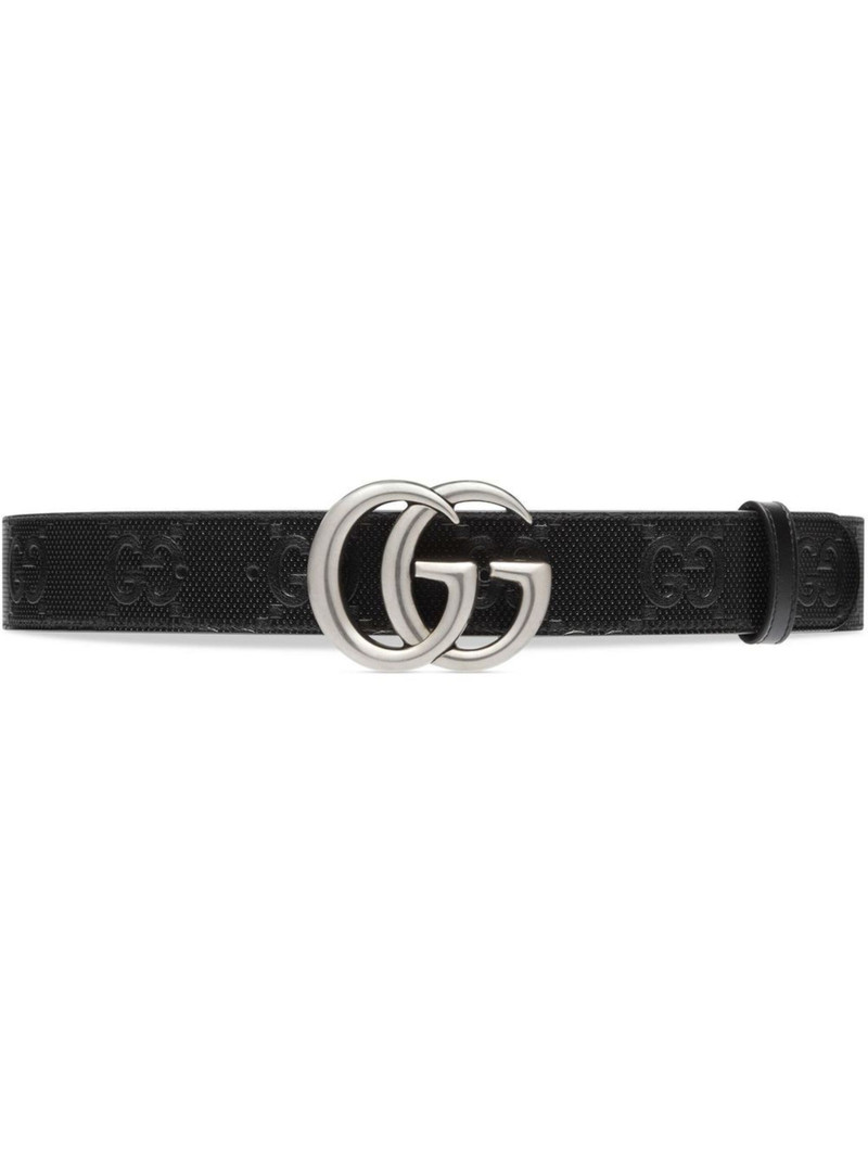 GG Marmont embossed belt 1
