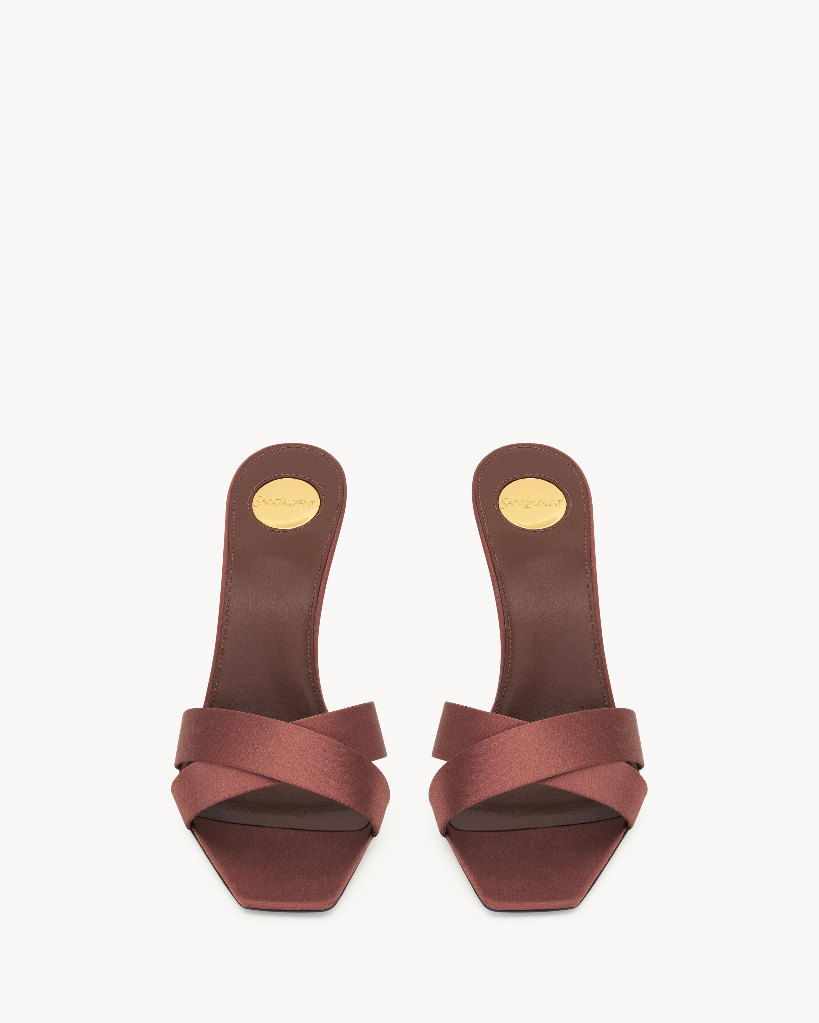 OPYUM MULES IN SATIN CREPE - 2