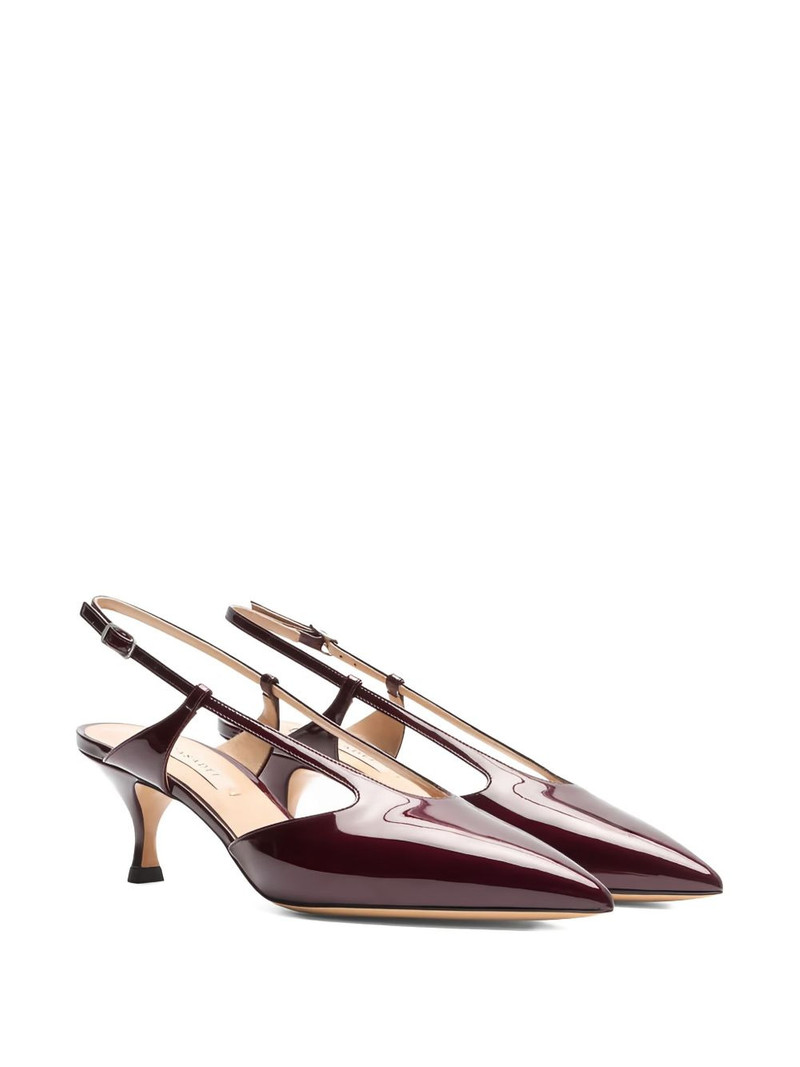 CASADEI 50mm Julia slingback pumps outlook