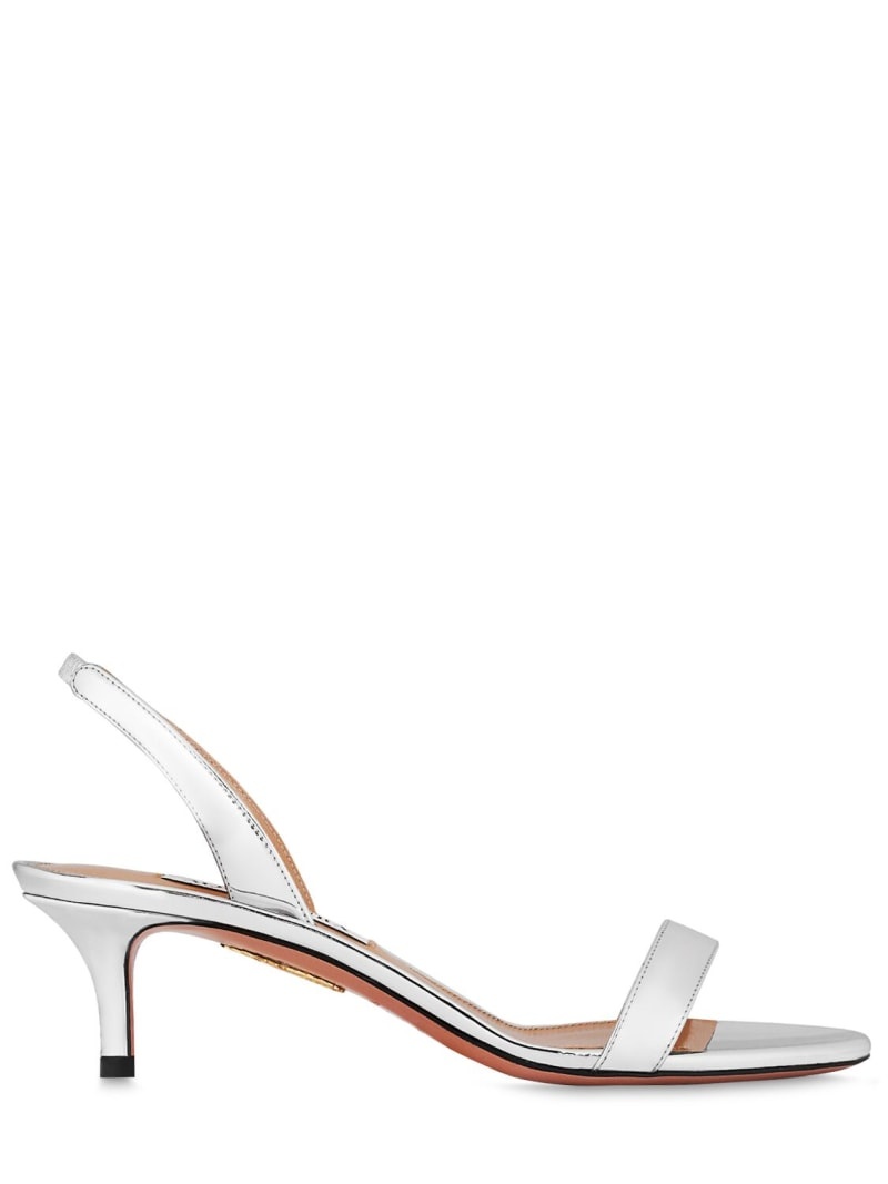 50mm So Nude leather slingback sandals - 1