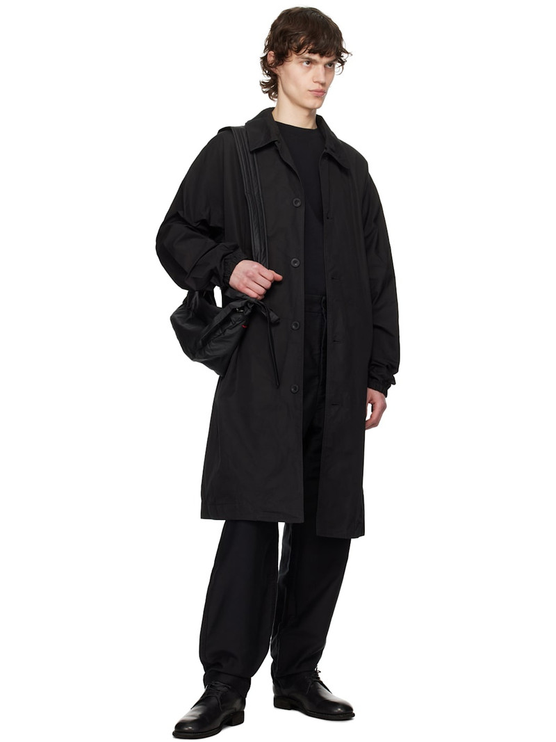 CASEY/CASEY Black Faille Cargo Pants outlook