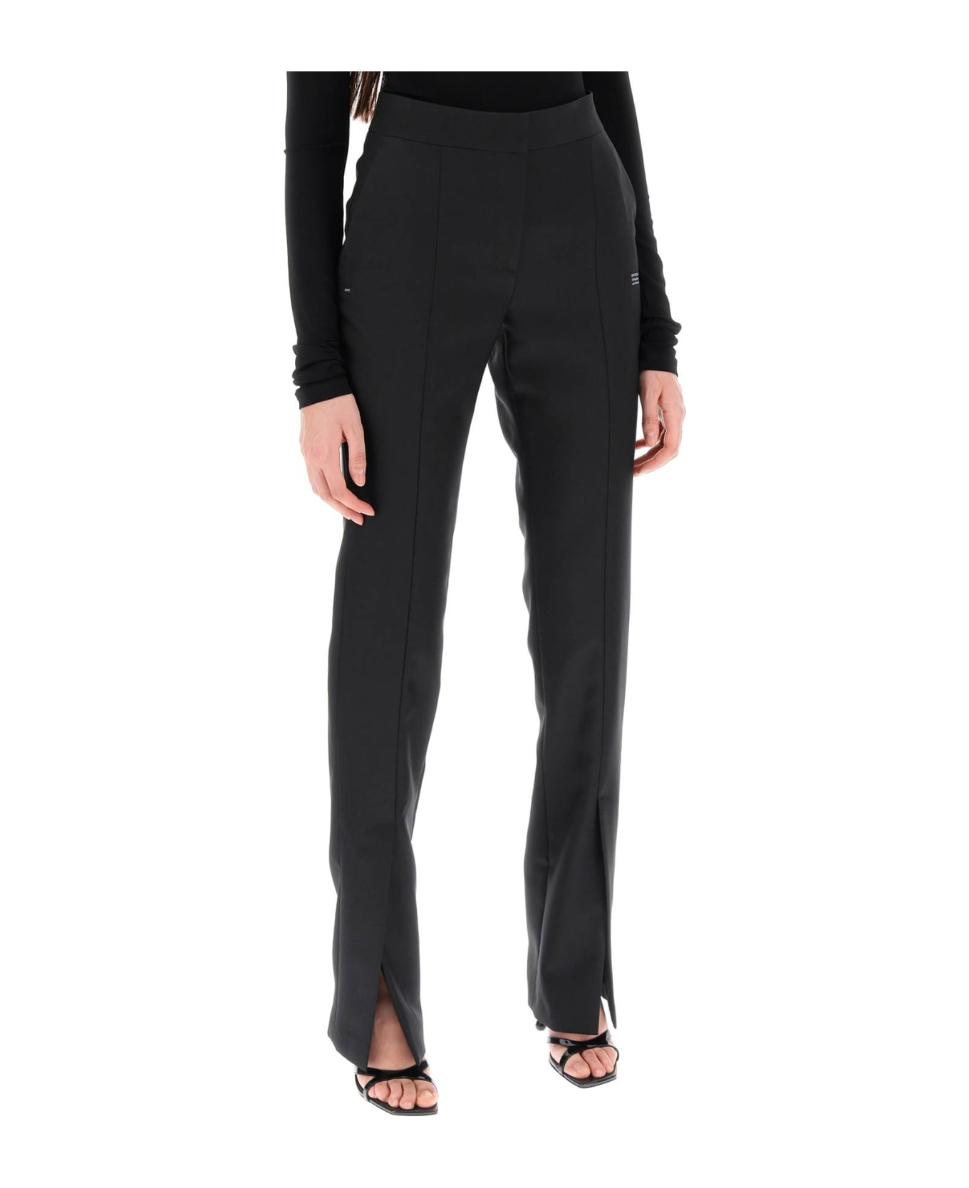 Slim Black Trousers - 2