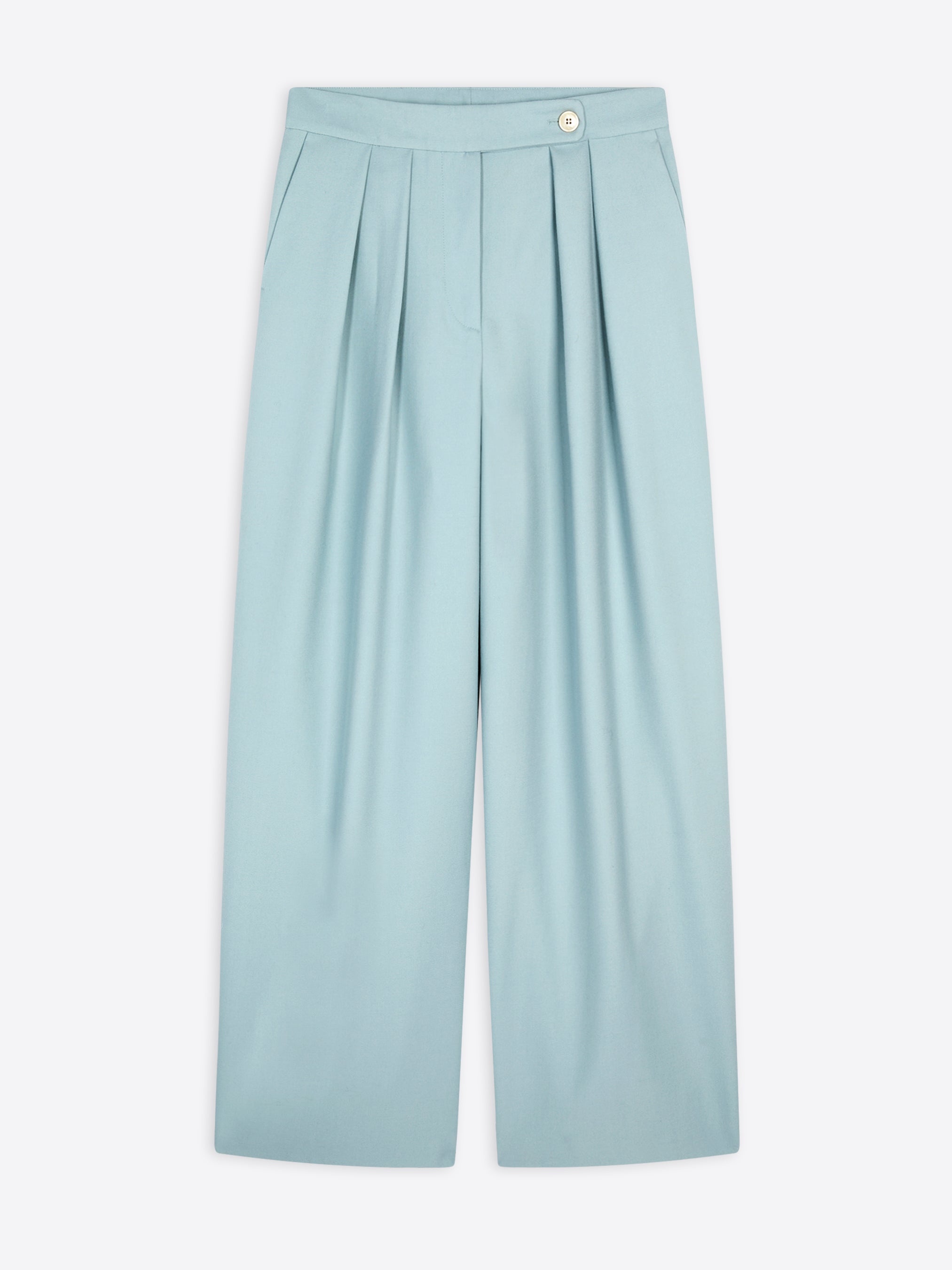 WIDE PLEATED PANTS - 1