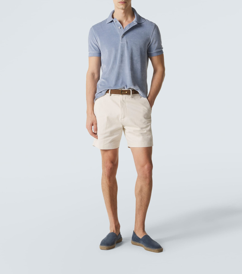 TOM FORD Velvet polo shirt outlook