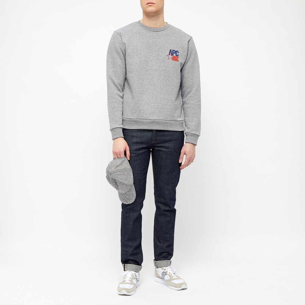 A.P.C. Reynaldo USA Logo Sweat - 5